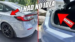 Hidden Fuel Door Release 2022-2026 Civic Hatchback