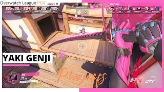 YAKI GENJI POV | Playoffs | Florida Mayhem vs Washington Justice | OWL Season 2020