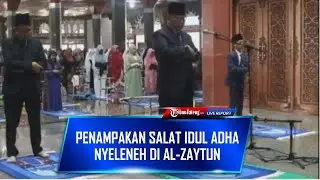 🔴 Penampakan Salat Idul Adha di Al-Zaytun, Barisan Wanita dan Pria Sejajar Hingga Jamaah Berjarak