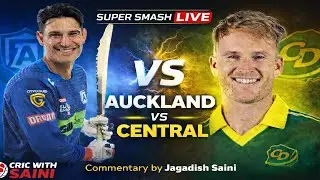 Auckland vs Central LIVE | Super Smash 2026 Live | Live Cricket Match | Cricket Live Score