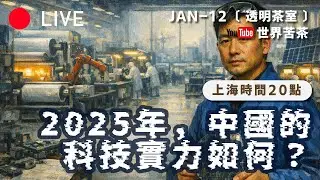 [透明茶室 219] 2025总结系列三：中国的技术领先全球了吗？