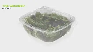 Patent Pending Tamper Evident Sealable Lid I Recyclable PET Plastic Food Containers