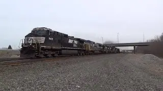 NS 34J Leads a GECX, GP40-2, and an RP-E4C in Elyria, OH
