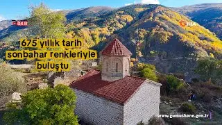 GÖRENLER HAYRAN KALIYOR! 🤩 Gümüşhane'deki 675 Yıllık Manastırın Büyüleyici Sonbahar Renkleri | İmera