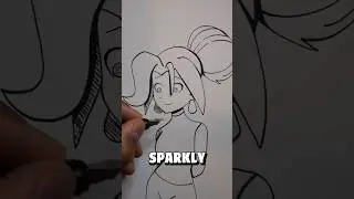 Drawing, But with Glitter&hellip; (#artchallenge)