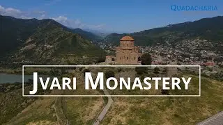 Jvari Monastery - Mtskheta, Georgia 🇬🇪 | 4K drone | Georgian: ჯვრის მონასტერი