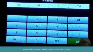 How to configure ip address uface602