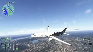 MSFS 2024 737 from Newark to New York (IFR Practice 9070XT)