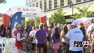Video: Tulsa St. Jude Walk raises record-breaking funds on Saturday