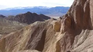 Hiking down from Red Cathedral, Golden Canyon, Death Valley