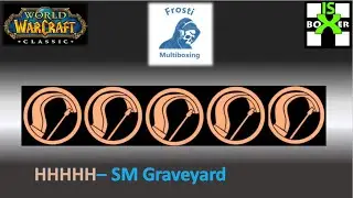 Wow Classic Multiboxing - 5 hunters - SM Graveyard