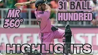AB De Villiers Smashed Fastest 100 in 31 Balls...