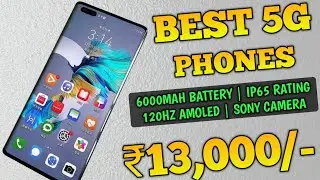 Best 4 5g Phones Under 13000 In 2025 | 120Hz Amoled | Sony Camera | 6000mAh | IP65 Rating | Bgmi | 