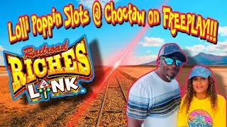 Awesome bonuses on freeplay while gambling on Railroad Riches Link @choctawcasinos !!!