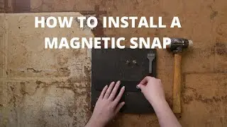 How To Set A Magnetic Snap | Ohio Travel Bag Workshop