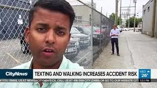 Texting and walking increases accident risk: study