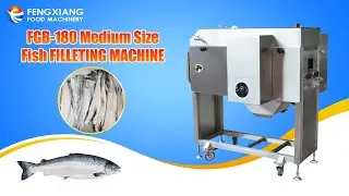 FGB-180 Fish Butterfly Cutting Machine | Efficient 3-Piece Fish Filleting with Bone Separation