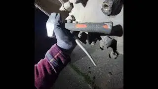 Replace teeth on Asphalt grinder/ planer. CAT Skid steer.