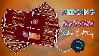 Wedding Invitation Video Kaise Banaye / How to Make Wedding invitation Video / Sinhaji Technical ‼️💝