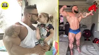 When bodybuilder play with their baby | When a monster play with their baby