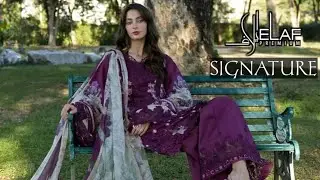 Elaf Signature - Embroidered Prints Collection with Chiffon Dupatta 2026 | Elaf Unstitched Lawn'26 |