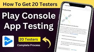 how to get 20 testers for my app | how to get 20 testers for free | google play console tester