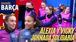👧⚽ Alexia, Vicky y su MENSAJE solidario: F&uacute;tbol y compromiso social en el Johan Cruyff