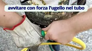 Ugello (topo) sturatubi per bassa pressione (normale canna da giardino)
