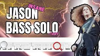 For Whom the Bell Tolls &ndash; Live Moscow &rsquo;91 Bass Solo | FULL Bass TAB | Jason Newsted