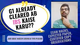 IBS EXAM HACKS | PRESENTATION TIPS | SCORE 70+ DESPITE CLEARING GROUP 1 LONG BACK #icaiexam