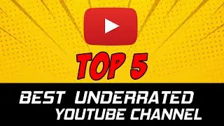 Top 5 Best  Underrated Art  Youtube Channel
