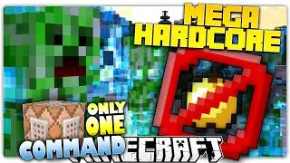 A NEW Minecraft Hardcore Gamemode? MEGA HARDCORE! (Custom Command)
