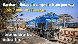 Journey behind WDP4 on Diesel line section! #train #trainvideo #railway #indianrailways