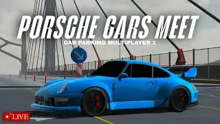 🔴CPM1 LIVE : Porsche cars meet & Free cars for subscribers | Road to 7k !