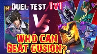 GUSION VS THAMUZ/ HELCURT/ KARINA/ ZILONG |  DUEL TEST 1V1 - Mobile Legends: Adventure