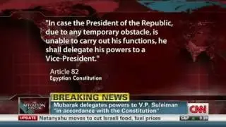 CNN: What the Egyptian constitution says