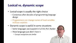 Lexical vs Dynamic Scope | OCaml Programming | Chapter 9 Video 28