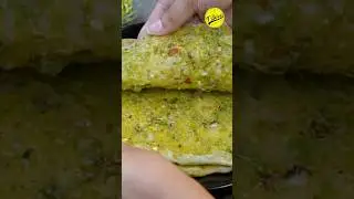 Perfect Crispy Matar Paratha | Healthy Breakfast Idea