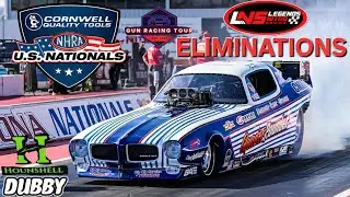 Legends of Nitro, Nostalgia Funny Car series Full Eliminations! U.S. Nationals 2025! 