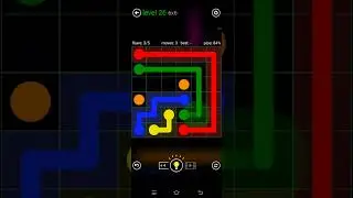 Flow Free 6x6 level 26 by Rick Gaming