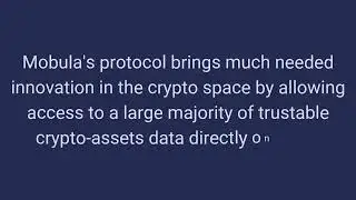 Mobula, a decentralized & multi-chain blockchain data ecosystem.