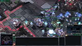 Protoss vs Terrano, Destruidoras vs Vikings/mina