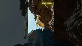 Goat's Ethereal Ascent: Swimming Through Air Like an Aquatic Creature! 🐐🌊✈️
