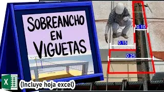💪🏻SOBRE ANCHO EN VIGUETAS