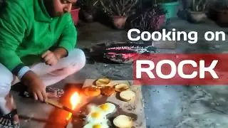 Can You REALLY Cook Food on a Rock? 🔥 I Tried It