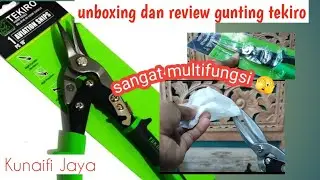 Unboxing and review of tekiro scissors #tekiro scissors #network scissors #kunaifijaya