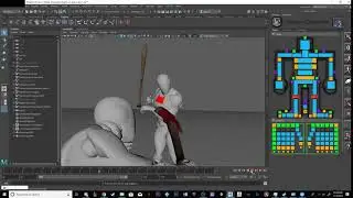 execution animation Maya