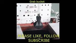 Grab bucket for ship unloader crane || Grab bucket || Grab bucket operation #shorts