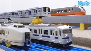プラレールであの頃の常磐線Plarail Joban Line Trains.【プラレール走行動画】遊トピアレールウェイ