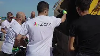 SOCAR Midstream Buzovna &ccedil;imərliyində təmizlik aksiyası ke&ccedil;irib